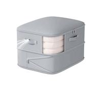 Compression Organizer, Vacuum Storage Bags, Zippered Two-Layer Space Saver Design, plegable Clothing Tote with Carry Handles, Bedroom Packing Case for Edredón Home, 21,26 x 16,54 x 23,62 pulgadas