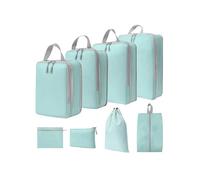 Compression Packing Cubes For Travel Expandable Compression Packing Cubes Lightweight Travel Storage Bags For Luggage For Organizing Clothes & Accessories Easy To Pack & Carry Travel Essentials(8 pcs