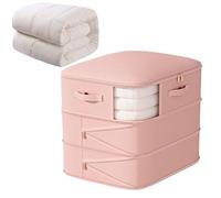 Compression Storage Bags - Space Saving Vacuum Seal Organisers, Anti Moisture Reusable Design | Storage Bags for Clothes, Quilts, Blankets, Bedding, Dorm, College, Travel, Wardrobe Organisation