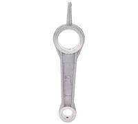 Compressor Piston Connecting Rod 12x23x85mm | Cast Aluminum Double Hole Crankshaft Accessory | High Strength & for Pumps/Tools