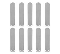 Compressor Valve Plate 10Pcs | Cast Iron Intake & Discharge Parts for 80mm Cylinder | Heat & Oxidation Defying Replacement Kit | Tongue Shape Design for Smooth Functioning (80 air intake feature film)