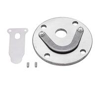 Compressor Valve Plate Replacement Set | 3 / 8in 45x47mm Tongue Shape U Metal Part | Robust Cast Iron Accessory for Compressor Repair/Maintenance