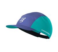 Compressport 5 Panel Cap | EU Talla única in Orient Blue/Pool Blue
