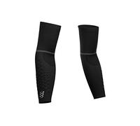 COMPRESSPORT ArmForce Ultralight Manguito de Compresión, Negro, T2 | Protección muscular, rendimiento y recuperación, carrera, ciclismo, trail y triatlón, unisex