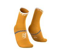 Calcetines Compressport Pro Marathon V2.0 | EU L in Sunflower/White