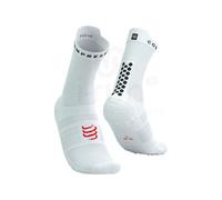 Compressport calcetines Pro Racing V 4.0 Run High III Blanco