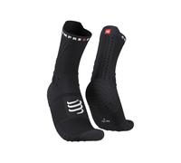 Calcetines de trail compressport pro racing v4.0 trail black 45 - 48