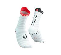 Compressport calcetines Pro Racing V 4.0 Ultralight Run High II Blanco