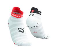 Compressport calcetines Pro Racing V 4.0 Ultralight Run Low Chaussettes II Blanc