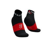 Calcetines de trail compressport ultra low negro/blanco 45 - 48