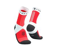 Calcetines de running compressport ultra trail v2.0 unisex blanco 35 - 38