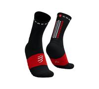 Calcetines de trail compressport ultra v2.0 negro/blanco/rojo 45 - 48