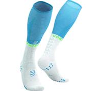 COMPRESSPORT Full Socks Oxygen - Unisex - Azul / Blanco - talla 35-38- modelo 2026
