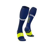 COMPRESSPORT Full Socks Run Calcetines de Compresión-Soporte Muscular-Running y Triatlón para Entrenamiento y Competición Unisex Adulto