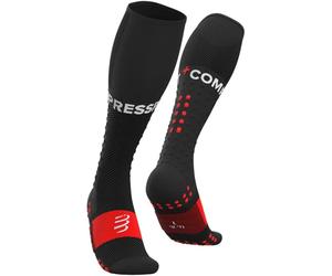 COMPRESSPORT Full Socks Run - Hombre - Negro / Rojo - talla 35-38- modelo 2026