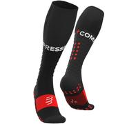 COMPRESSPORT Full Socks Run - Hombre - Negro / Rojo - talla 39-41- modelo 2026