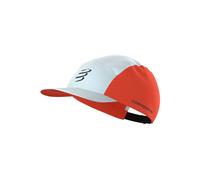 Gorra de Running Compressport 5 Panel Naranja/Blanco Talla única