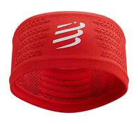 Cinta de pelo de running compressport on/off core rojo/blanco Talla única