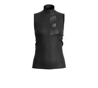 Compressport Hurricane chaleco cortavientos para Mujer | EU L in Black