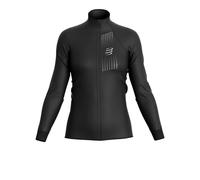 Compressport Hurricane chaleco cortavientos para Mujer | EU M in Black