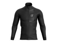 Compressport Hurricane chaqueta cortaviento Hombre en Negro | EU M in Black