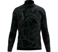 Compressport - Hurricane Windproof Jacket M Aurora Black/Aurora - Talla L - Negro Negro L