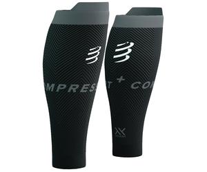 Compressport - Mallas de compresión - R2 Oxygen Black/Steel Grey - Talla 4 - Negro Negro 4