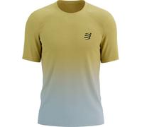Camiseta de running compressport performance ss ceylon amarillo/g