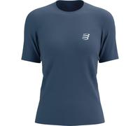 Camiseta Compressport Performance manga corta azul indigo mujer - S