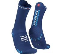 COMPRESSPORT Pro Racing Socks V4.0 Run High - Hombre - Azul - talla 35-38- modelo 2026
