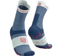 COMPRESSPORT Pro Racing Socks V4.0 Run High - Unisex - Azul - talla 42/44- modelo 2025