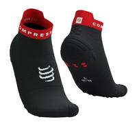 COMPRESSPORT Pro Racing Socks V4.0 Run Low - Unisex - Negro / Rojo - talla 39-41- modelo 2026