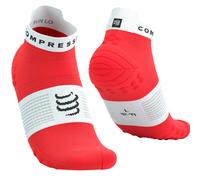 COMPRESSPORT Pro Racing Socks V4.0 Run Low - Unisex - Rojo / Blanco - talla 39/41- modelo 2025