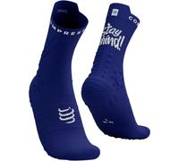 COMPRESSPORT Pro Racing Socks V4.0 Trail Stay Behind - Unisex - Azul - talla 35/38- modelo 2025