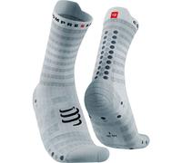 COMPRESSPORT Pro Racing Socks V4.0 Ultralight Run High - Hombre - Blanco - talla 39-41- modelo 2026