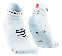 Compressport calcetines Pro Racing V 4.0 Ultralight Run Low I Blanc
