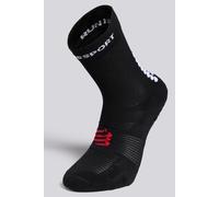 Calcetines de running compressport pro racing v4.0 run high negro 42 - 44