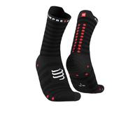 Compressport Pro Racing v4.0 Ultralight calcetines altos | EU M in Black/Red