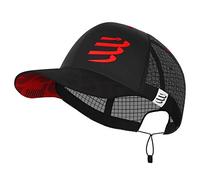 COMPRESSPORT Racing Trucker Cap Gorra Deportiva Ultraligera | Secado rápido, visera anti-sudor y solar, ajuste snapback, running, trail y deportes de verano