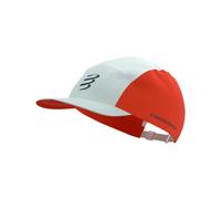 Compressport - Ropa para trail running - 5 Panel Cap Star White/Tigerlily - Rojo Rojo one size
