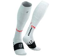 Compressport - Ropa para trail running - Full Socks Recovery 2.0 White - Talla 35-38 - Blanco Blanco 35-38