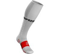 Compressport - Ropa para trail running - Full Socks Run White - Talla 45-48 - Blanco Blanco 45-48