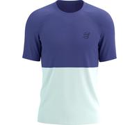 Compressport - Ropa para trail running - Performance SS Tshirt M Orient Blue/Star White - Talla M - Azul Azul M
