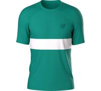 Compressport - Ropa para trail running - Performance SS Tshirt M Shady Glade White - Talla L - Azul Azul L