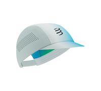 Compressport - Ropa para trail running - Pro Racing Cap Star White/Blue-Green de Lana - Blanco Blanco one size