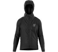 Compressport - Ropa para trail running - Thunderstorm Waterproof Jacket Black - Talla M - Negro Negro M