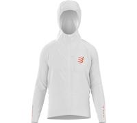 Compressport - Ropa para trail running - Thunderstorm Waterproof Jacket Off White - Talla S - Blanco Blanco S