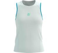 Compressport - Ropa trail running mujer - Trail Racing Tank W Star White para Mujer - Talla M - Blanco Blanco M