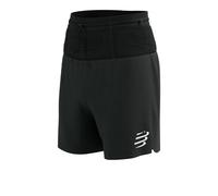 Compressport Trail Racing 2-in-1 pantalones cortos para hombre | EU S in Black