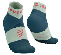 COMPRESSPORT Ultra Trail Low Socks - Unisex - Verde / Azul - talla 39/41- modelo 2025